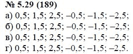 Ответ к задаче № 5.29 (189) - А.Г. Мордкович, гдз по алгебре 7 класс